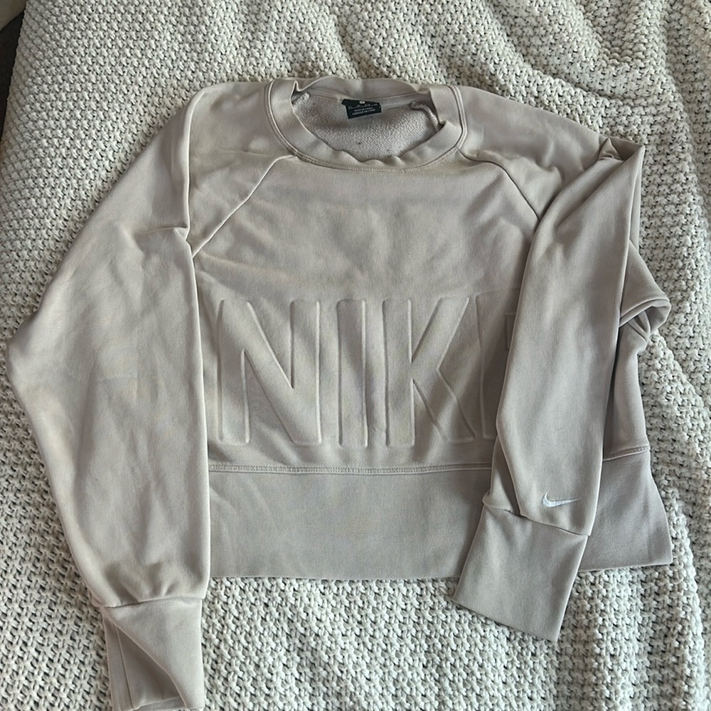 Nike crop top sweatshirt